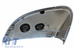 Visszapillantó tükör borító Audi A4 B9 16+ alumínium hatású, holttér figyelővel-image-6043574