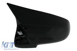 Visszapillantó tükör borító szett, BMW 5 F10 F11 F07 LCI (2015-2017), BMW 6 F06 F12 F13 LCI (2014-2018), BMW 7 F01 F02 F03 LCI (2012-2015), Zongoralakk fekete, M kivitel-image-6056203
