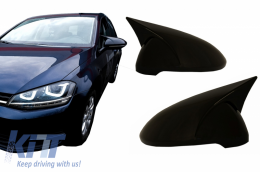 Visszapillantó tükör borító szett, zongorafekete, VW Golf VII 7 & 7.5, Touran II, Golf Alltrack modellekhez-image-6052871