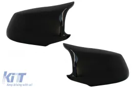 Visszapillantó tükör borítók, M Dizájn, BMW 5-ös F10/F11 (07.2010-2013), nem LCI, zongoralakk fekete-image-6077082