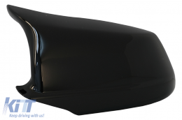 Visszapillantó tükör borítók, M Dizájn, BMW 5-ös F10/F11 (07.2010-2013), nem LCI, zongoralakk fekete-image-6077083
