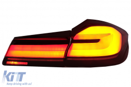 Voll LED-Rückleuchten für BMW 5er G30 Limousine 2017-2019 LCI-Design Dynamisch Blinker-image-6096993