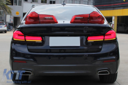 Voll LED-Rückleuchten für BMW 5er G30 Limousine 2017-2019 LCI-Design Dynamisch Blinker-image-6097040