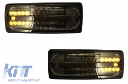 Voll LED Rücklichter für Mercedes G-Klasse W463 89-15 Lights Smoked-image-6022308
