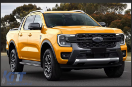 Voll LED Scheinwerfer für Ford Ranger T6.2 2022+ Schwarz Dynamische Blinker-image-6110740