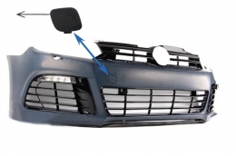 image-79-Vontató kampó fedő Első lökhárító Volkswagen Golf VI Golf 6 (2008-2013) R20 Look