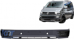 Vordere Stoßstange Add-on Spoiler für VW Transporter T6 2015+ Sportline Look-image-6109992
