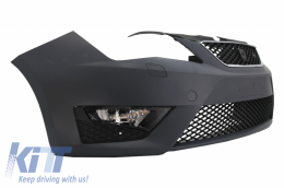 Vordere Stoßstange für Seat Ibiza 6J5 2013-2015 FR Look Gitter Nebellichter-image-6048290