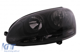 Фарове подходящи за VW Golf 5 V (10.2003-2009) Jetta (2005-2010) Всички Черен-image-6099326