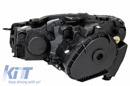 Фарове подходящи за VW Golf 6 VI (2008-2013) Golf 7 3D LED DRL U-Design LED Flowing Turning Light Хром RHD-image-6020952