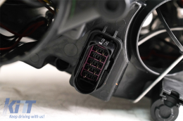 Фарове подходящи за VW Passat B6 3C (03.2005-2010) 2 Halo Джанти Черен-image-6079901