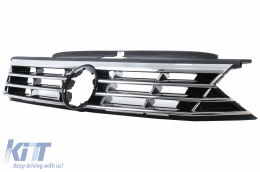 VW Passat B8 3G 15-18 R-Line Design lökhárító, fényszórómosóval és dinamikus irányjelzővel-image-6113026