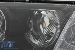 Фарове подходящи за VW Passat 3BG B5 (09.2000-03.2005) 2 Halo Джанти Черен-image-6093239