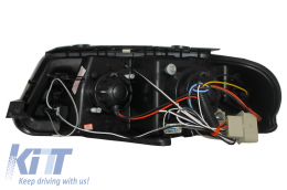 Фарове подходящи за VW Passat 3BG (2000-2005) 2 Halo Джанти Черен-image-6015059