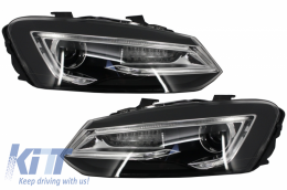 image-8-VW Polo 6R (2011-2017) LED Light Bar Első lámpák ördögszem kinézet