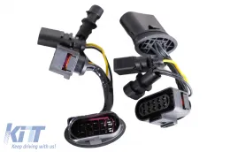 Фарове подходящи за VW Polo MK5 6R 6C 61 (2011-2017) LED Light Bar Devil Eye Look RHD-image-6077531