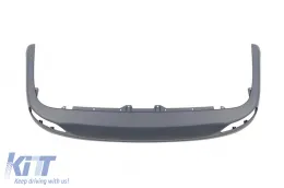 W12-Typ Diffusor mit verchromten Enden geeignet für den serienmäßigen Heckstoßfänger des Audi A8 2010-2014 -oo--oo--image-6163820