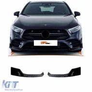 image-55-W177 Brabus modello alettone anteriore nero lucido ABS / 2019-in poi