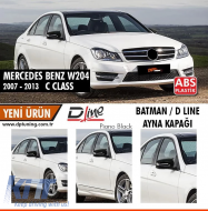 image-4-W204 Batman Spiegelabdeckung Klavierlack / 2007-2014