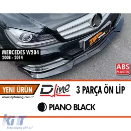 image-65-W204 Frontlippe Klavierlack ABS / 2011-2014 (3 Teile)