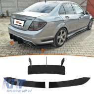 W204 Max Rear Corner + Splitter Piano Black ABS / 2007 - 2014 - DTBKM6025868