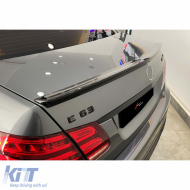image-58-W212 Sedan Rear Trunk AMG Spoiler Piano Black ABS / 2009-2016