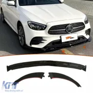 image-29-W213 Facelift Frontlippe Klavier Schwarz ABS / 2020-aktuell (3 Teile)