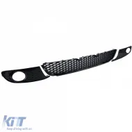Waben-Grill glänzend für Nebelscheinwerfer geeignet für VW Golf 6 08-13-image-6206642