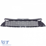 Waben-Grill in glänzendem Schwarz geeignet für Mini One Cooper JCW R56 R57 R58 R59-image-6257249