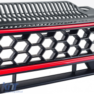 Waben-Grill ohne Emblem Sportlook geeignet für VW Golf 6, auch GTI 08-13-image-6193120