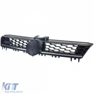 Waben-Grill schwarz mit verchromten Akzenten, geeignet für VW Golf 7 12-17, auch GTD-image-6200469