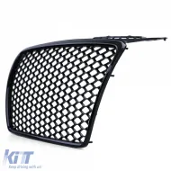 Waben-Kühlergrill ohne Emblem, glänzend schwarz, geeignet für Audi A3 8P 05-08-image-6195960