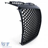 Waben-Kühlergrill ohne Emblem, glänzend schwarz, geeignet für Audi A3 8P 05-08-image-6195961