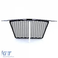 Waben-Kühlergrill ohne Emblem, glänzend schwarz, geeignet für Audi A3 8P 05-08-image-6195963