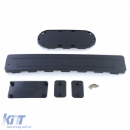 Waben-Kühlergrill ohne Emblem, glänzend schwarz, geeignet für Audi A3 8P 05-08-image-6195965