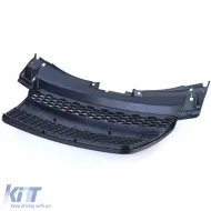 Waben-Kühlergrill ohne Emblem matt schwarz, geeignet für Audi TT 8J Pre-Facelift 06-10-image-6197742