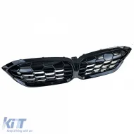 Waben-Performance-Kühlergrill schwarz, geeignet für BMW 3er G20 G21 LCI ab 2022-image-6257871