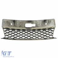 Waben-Performance-Kühlergrill Schwarz ohne Emblem, geeignet für VW Amarok I 2010-2022-image-6210358
