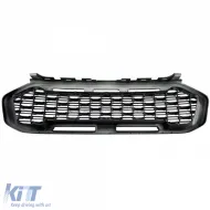 Waben-Performance-Kühlergrill Schwarz ohne Emblem, geeignet für Ford Ranger T8 19-22-image-6210826