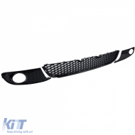 Wabenstruktur Kühlergrill glänzend für Nebelscheinwerfer für VW Golf 6 08-13-image-6204770