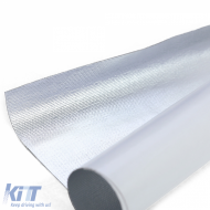 Wärmeschutzmatte für Auspuff aus Aluminium-Keramik selbstklebend 1,5mm 20cmx30cm 500°C-image-6195736