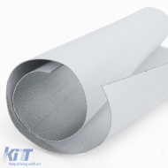 Wärmeschutzmatte für Auspuff aus Aluminium-Keramik selbstklebend 1,5mm 20cmx30cm 500°C-image-6195737
