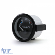 Wassertemperaturenausgleichsanzeige 52mm Youngtimer Classic Schwarz-image-6199100