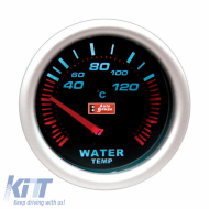 Water Temp Gauge Auto Gauge Black 52mm