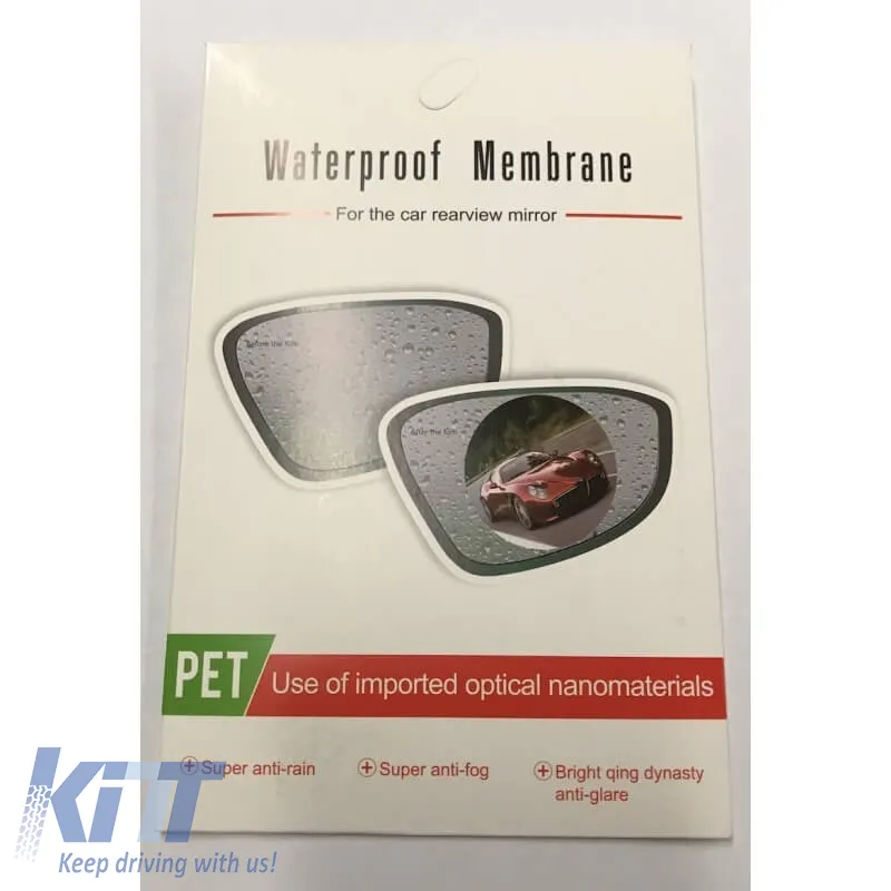 Waterproof Stickers Suitable for Car Mirrors 2 Piece