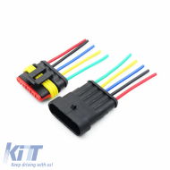 Waterproof Vehicle Socket Suitable for 5Pin 1 Pair
