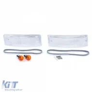 Weiße Blinker mit Dichtungen geeignet für Porsche 911 G Modell 74-89-image-6195104