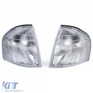 Weißes Blinker-Paar geeignet für Mercedes C-Class W202 93-00-image-6198596