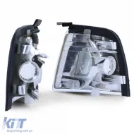 Weißes Blinker-Paar links rechts, geeignet für Audi 80 B3 + B4 Limousine 86-94-image-6190726