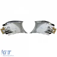 Weißes klares Glasblinker-Set geeignet für BMW 3er E46 Coupe Cabriolet 1999-2001-image-6201167